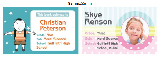 Personalized School Labels
