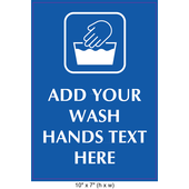 Waterproof Sticker Hand Washing Lables- HWS 004