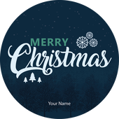 Personalised Christmas Gift Sticker -146- Waterproof Labels x Pack of 24