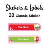 Classic Sticker Red Riding