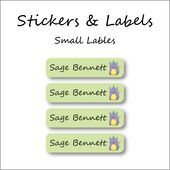 Happy Cat-Pack of 30 Small Waterproof Labels