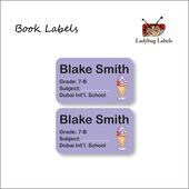 Ice Cream Swirl-Pack of 40 Book Labels