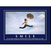 Motivational Print  Let your smile MP AS 7702