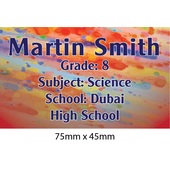 Personalised School Book Label PS BL 0259
