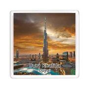 Ajooba Dubai Souvenir Magnet Burj Khalifa 0044