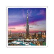 Ajooba Dubai Souvenir Magnet Burj Khalifa 0054