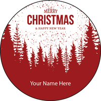 Personalised Christmas Gift Sticker -010- Waterproof Labels x Pack of 24 