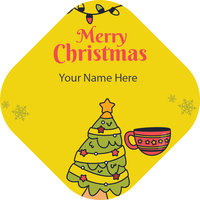 Personalised Christmas Gift Sticker -034- Waterproof Labels x Pack of 24 