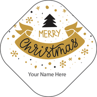 Personalised Christmas Gift Sticker -035- Waterproof Labels x Pack of 24 