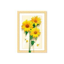 Happy New Year Card (Yellow Flower)