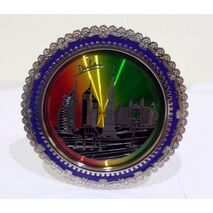 Plate With Famous Buildings in Dubai
