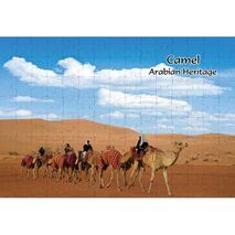 Ajooba Dubai Souvenir Puzzle Camel Arabian Heritage MCA 0012
