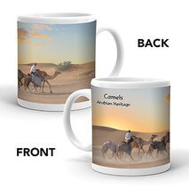 Ajooba Dubai Souvenir Mug Camels MG 004