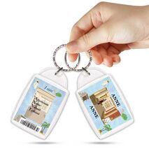 KPK 023 ANNE Personalised Name Souvenir Keyring With Qualities