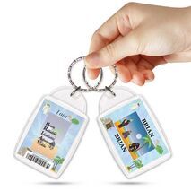 KPK 045 BRIAN Personalised Name Souvenir Keyring With Qualities