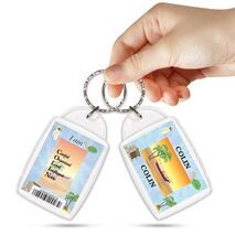 KPK 071 COLIN Personalised Name Souvenir Keyring With Qualities