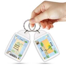 KPK 110 EVE Personalised Name Souvenir Keyring With Qualities