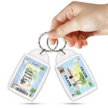 KPK 114 FRANK Personalised Name Souvenir Keyring With Qualities
