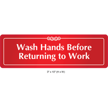 Waterproof Sticker Hand Washing Lables- HWS 009