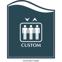 Waterproof Sticker Pacific Door Signs Labels- PDS 002 (Customized)