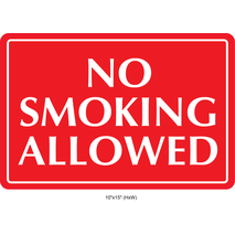 Waterproof Sticker No Smoking Signs Labels- NSS 023