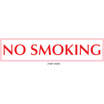 Waterproof Sticker No Smoking Signs Labels- NSS 036