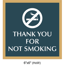 Waterproof Sticker No Smoking Signs Labels- NSS 040