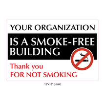 Waterproof Sticker No Smoking Signs Labels- NSS 042