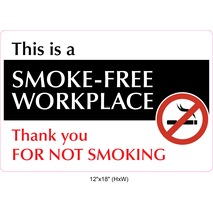 Waterproof Sticker No Smoking Signs Labels- NSS 043