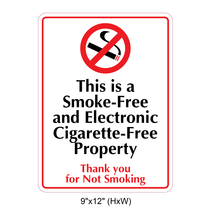 Waterproof Sticker No Smoking Signs Labels- NSS 050