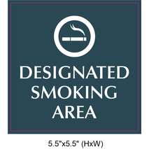 Waterproof Sticker No Smoking Signs Labels- NSS 055