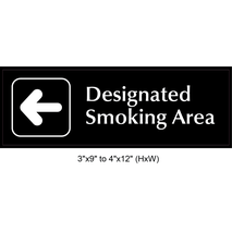 Waterproof Sticker No Smoking Signs Labels- NSS 057