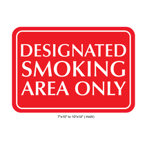 Waterproof Sticker No Smoking Signs Labels- NSS 071