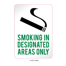 Waterproof Sticker No Smoking Signs Labels- NSS 078