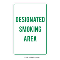 Waterproof Sticker No Smoking Signs Labels- NSS 079