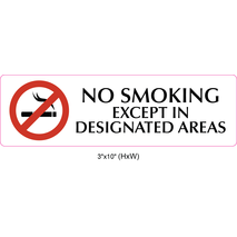 Waterproof Sticker No Smoking Signs Labels- NSS 090