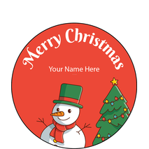Personalised Christmas Gift Sticker -018- Waterproof Labels x Pack of 24 