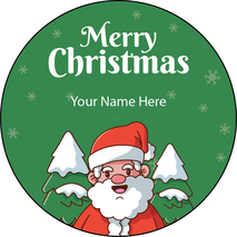 Personalised Christmas Gift Sticker -019- Waterproof Labels x Pack of 24 