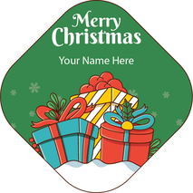 Personalised Christmas Gift Sticker -020- Waterproof Labels x Pack of 24 