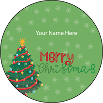 Personalised Christmas Gift Sticker -025- Waterproof Labels x Pack of 24 