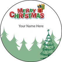 Personalised Christmas Gift Sticker -026- Waterproof Labels x Pack of 24 