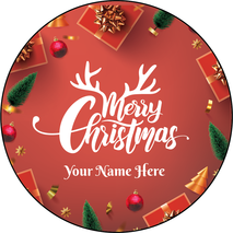 Personalised Christmas Gift Sticker -044- Waterproof Labels x Pack of 24 