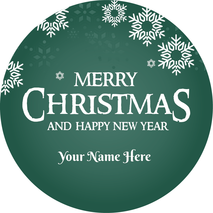 Personalised Christmas Gift Sticker -045- Waterproof Labels x Pack of 24 