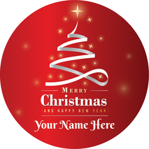 Personalised Christmas Gift Sticker -050- Waterproof Labels x Pack of 24 