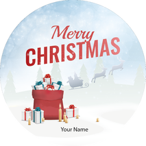 Personalised Christmas Gift Sticker -060- Waterproof Labels x Pack of 24 