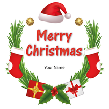 Personalised Christmas Gift Sticker -104- Waterproof Labels x Pack of 24