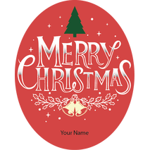Personalised Christmas Gift Sticker -118- Waterproof Labels x Pack of 24