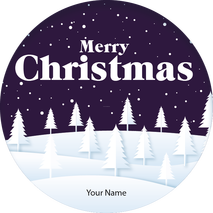 Personalised Christmas Gift Sticker -119- Waterproof Labels x Pack of 24