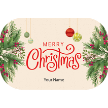 Personalised Christmas Gift Sticker -132- Waterproof Labels x Pack of 24