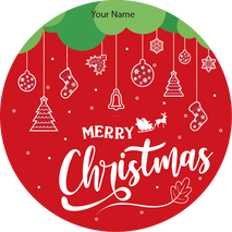 Personalised Christmas Gift Sticker / Waterproof Labels x Pack of 24 - 133